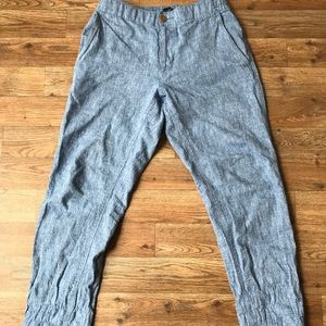 [J. Crew] Men’s Linen-Cotton Jogger Pants